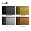 Niche murale encastr&eacute;e en acier inoxydable robuste, moderne, organisateur de rangement pour savon et shampoing, &eacute;tanche, durable et facile &agrave; installer, niche de douche