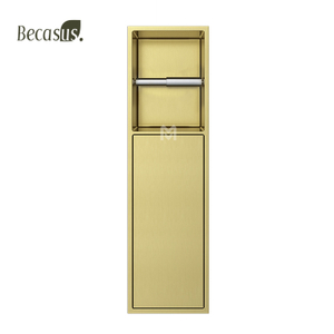 Nichos de pared de ducha de ba&ntilde;o impermeables rectangulares de nicho de acero inoxidable cepillado 304